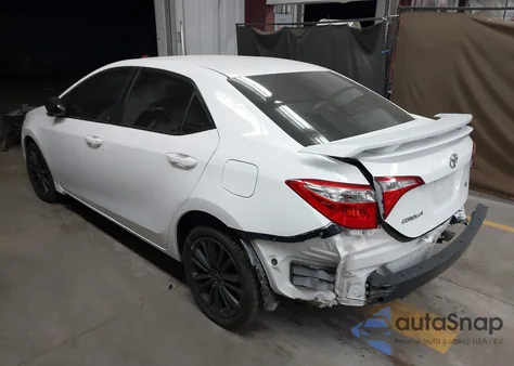 2016 Toyota Corolla S Plus z USA, uszkodzony, nr VIN 2T1BURHE7GC738038